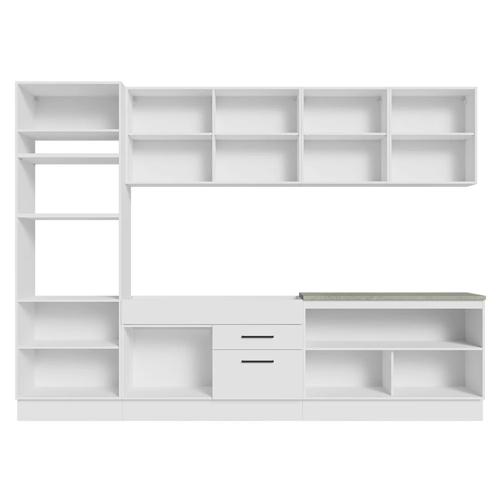 Armário de Cozinha Completa 310cm Branco Agata Madesa 02 - Image 11