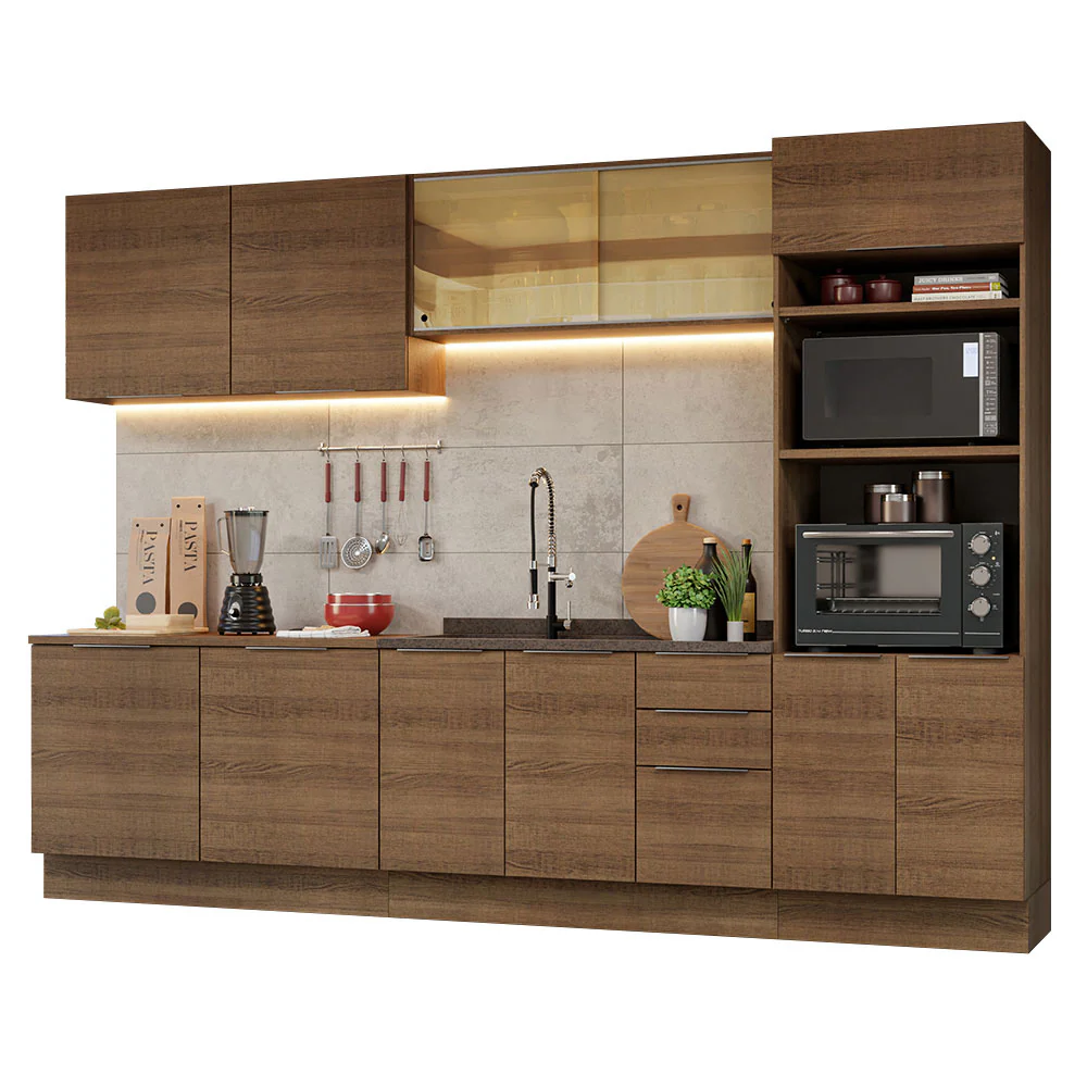 Armário de Cozinha Completa 310cm Rustic Stella Madesa 03 - Image 2