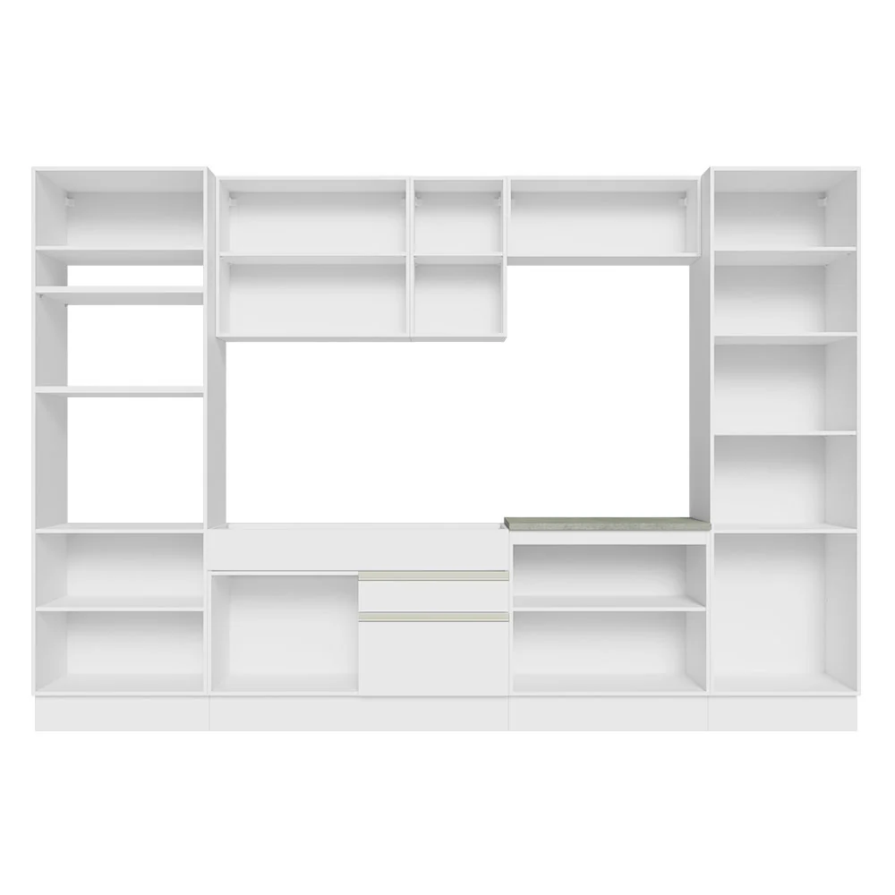 Armário de Cozinha Completa 330cm Branco Glamy Madesa 03 - Image 10