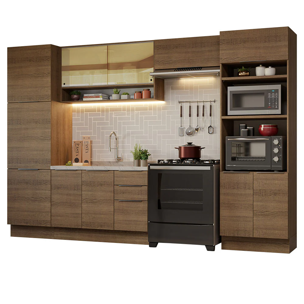 Armário de Cozinha Completa 330cm Rustic Stella Madesa 03 - Image 2