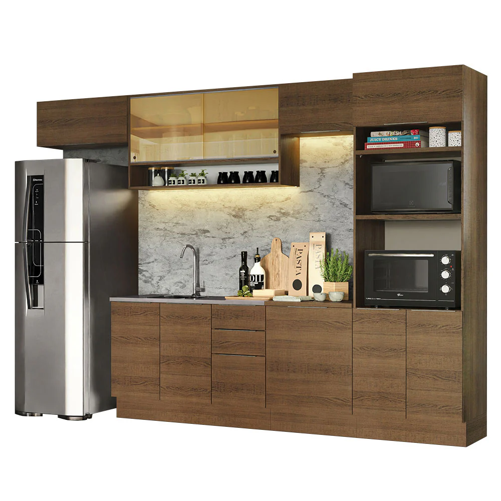 Armário de Cozinha Completa 330cm Rustic Stella Madesa 06 - Image 2