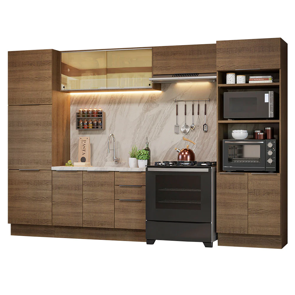 Armário de Cozinha Completa 330cm Rustic Stella Madesa 07 - Image 2