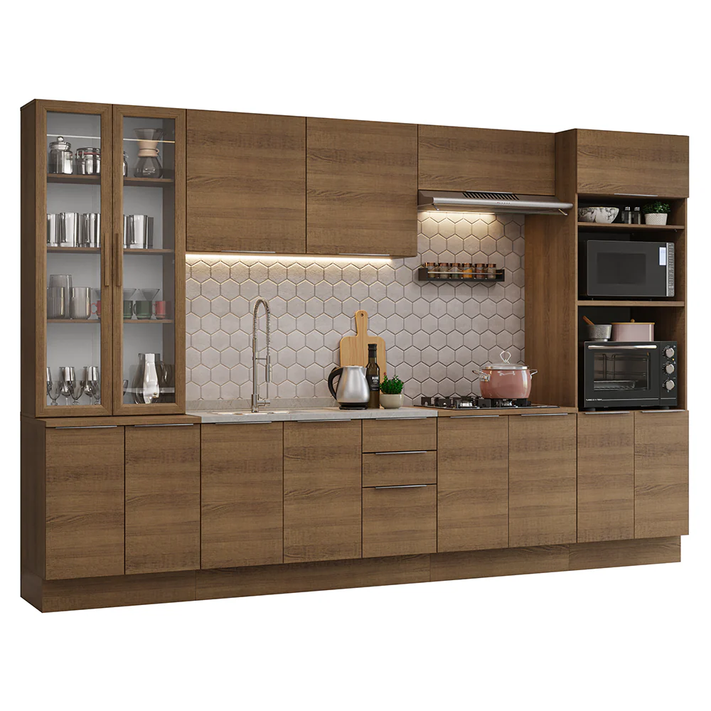 Armário de Cozinha Completa 340cm Rustic Stella Madesa 01 - Image 2