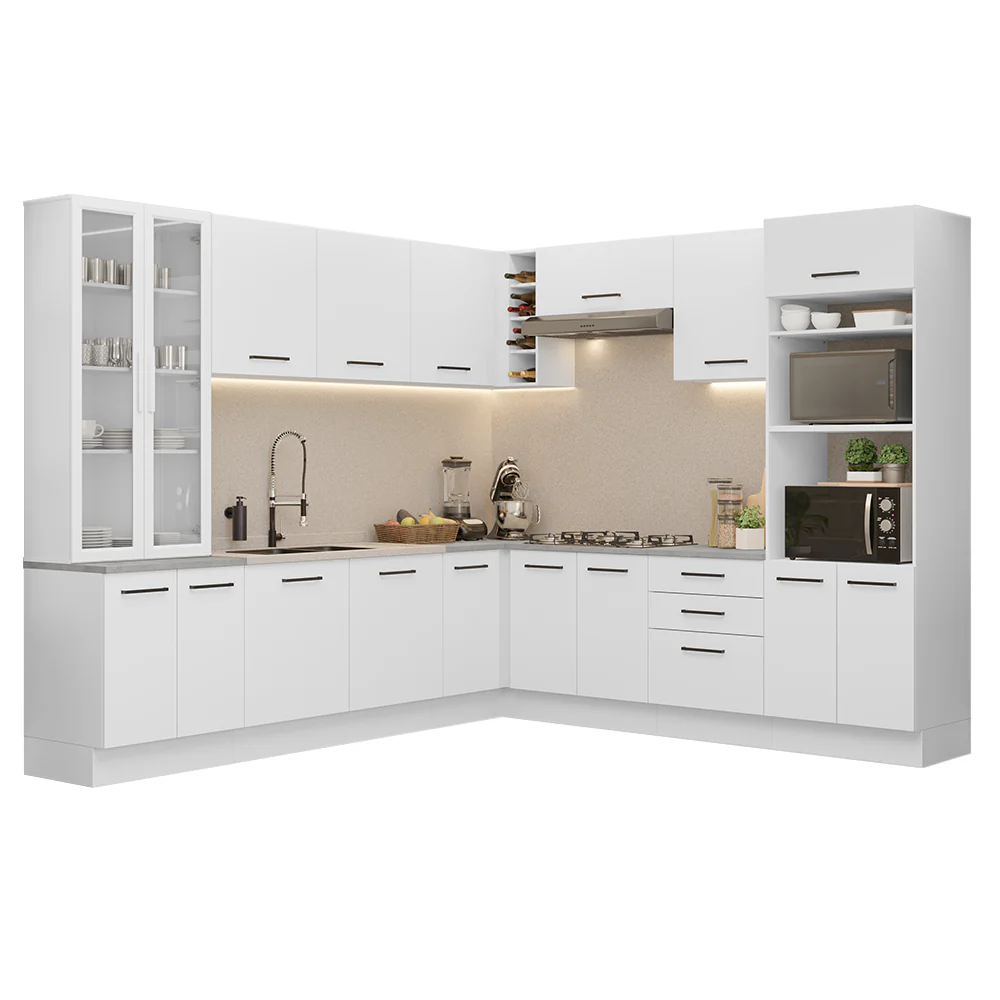 Armário de Cozinha Completa 549cm Branco Agata Madesa 01 - Image 2