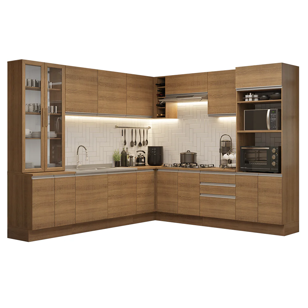 Armário de Cozinha Completa 549cm Rustic Glamy Madesa 01 - Image 2