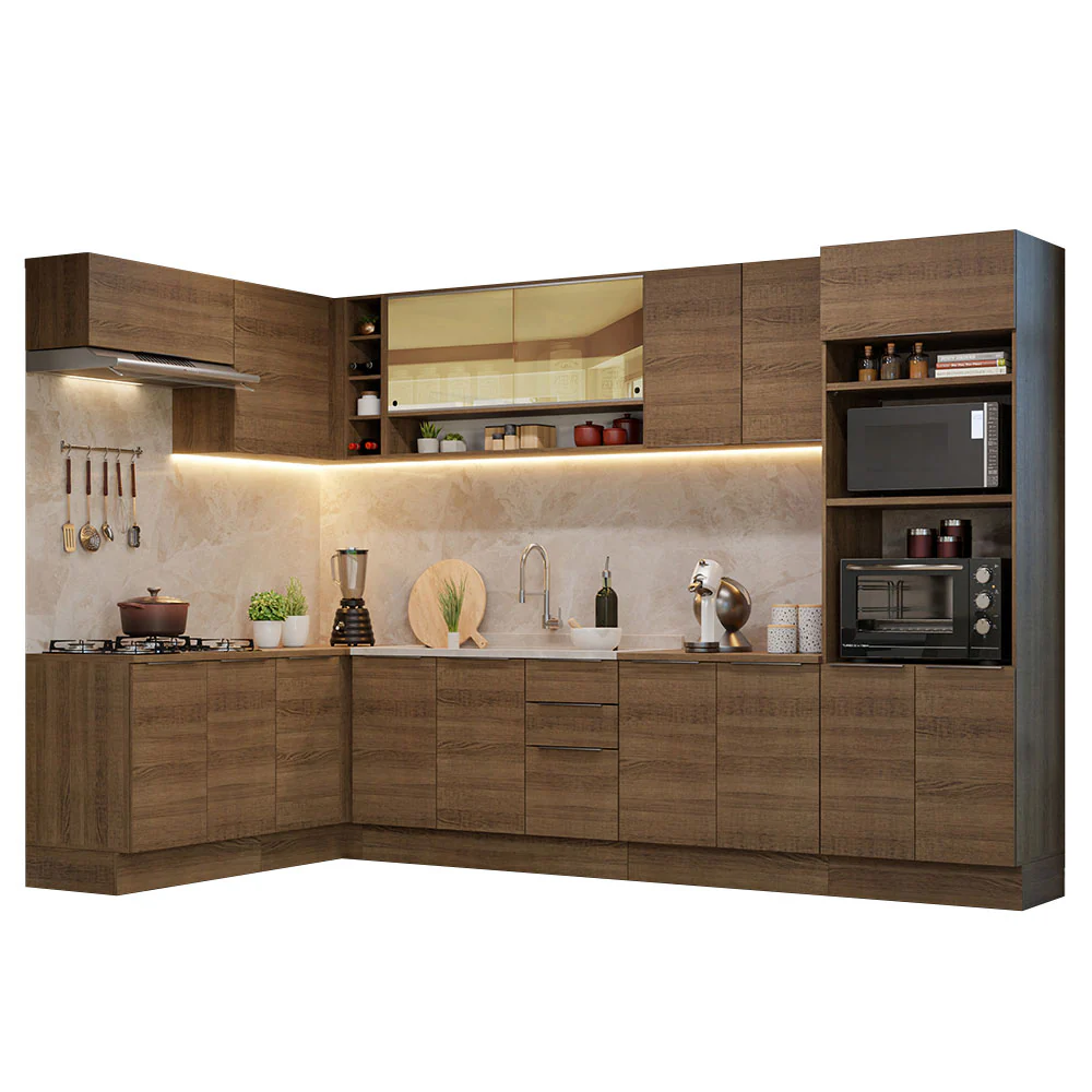 Armário de Cozinha Completa de Canto 499cm Rustic Stella Madesa 02 - Image 2