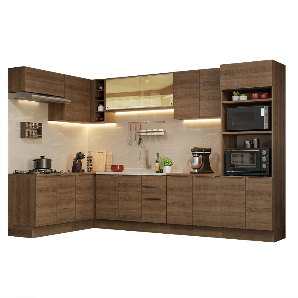 Armário de Cozinha Completa de Canto 499cm Rustic Stella Madesa 03 - Image 2