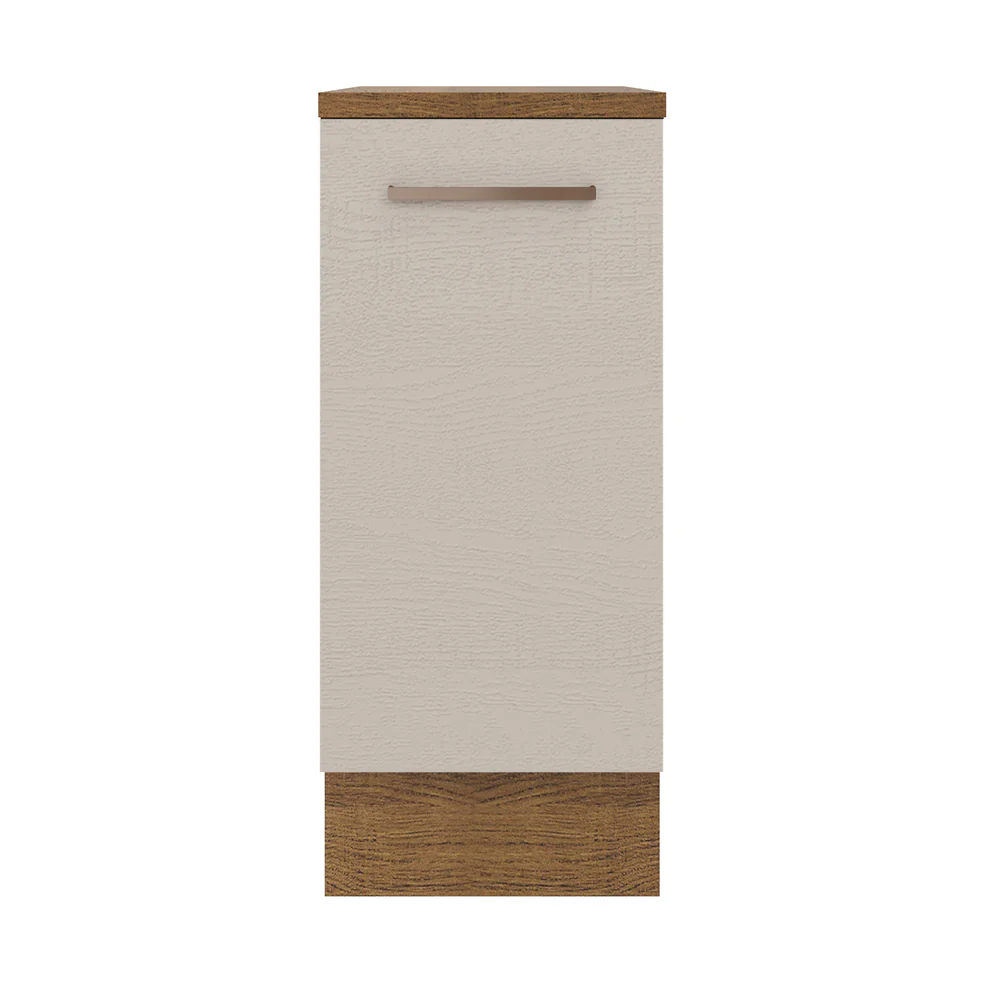 Balcão 35 x 60 cm 1 Porta (Com Tampo) Rustic/Crema Agata Madesa - Image 6