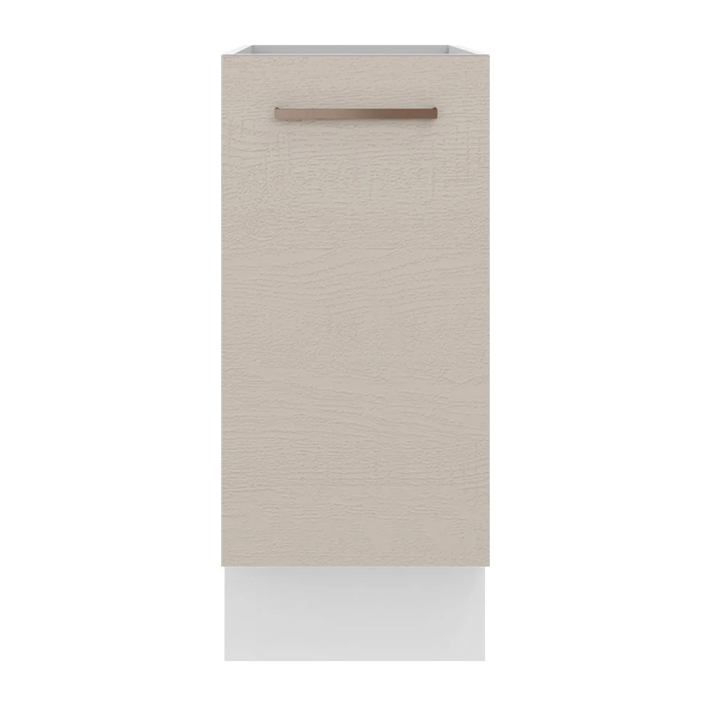 Balcão 35 x 60 cm 1 Porta (Sem Tampo) Branco/Crema Agata Madesa - Image 6