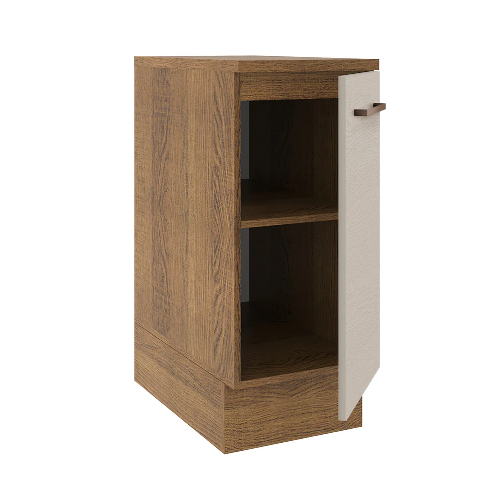 Balcão 35 cm 1 Porta Rustic/Crema Agata Madesa - Image 4