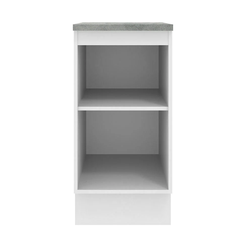 Balcão 40 x 60 cm 1 Porta (Com Tampo) Branco/Crema Agata Madesa - Image 9