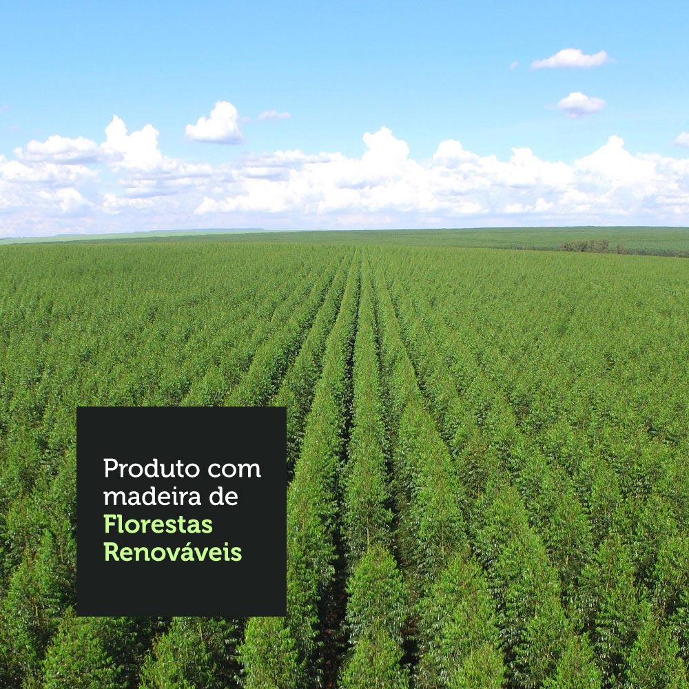 Balcão 40 x 60 cm 1 Porta (Sem Tampo) Branco/Crema Agata Madesa - Image 11