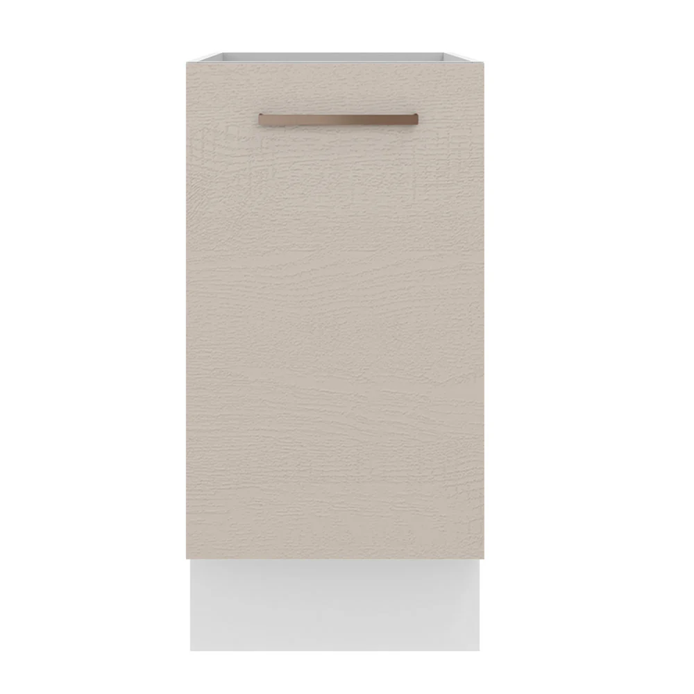Balcão 40 x 60 cm 1 Porta (Sem Tampo) Branco/Crema Agata Madesa - Image 6