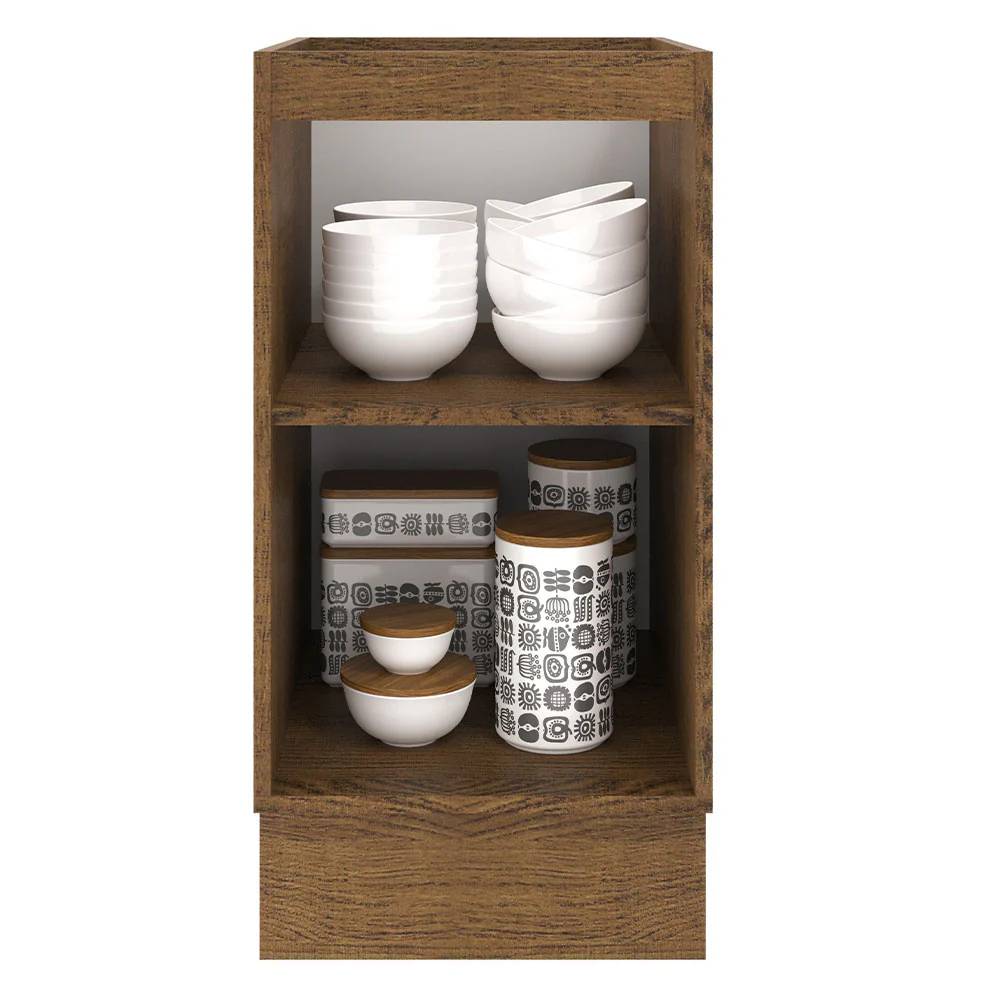 Balcão 40 x 60 cm 1 Porta (Sem Tampo) Rustic/Crema Agata Madesa - Image 3