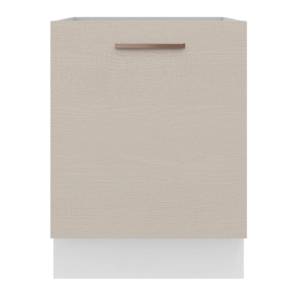 Balcão 60 x 60 cm 1 Porta (Sem Tampo) Branco/Crema Agata Madesa - Image 6