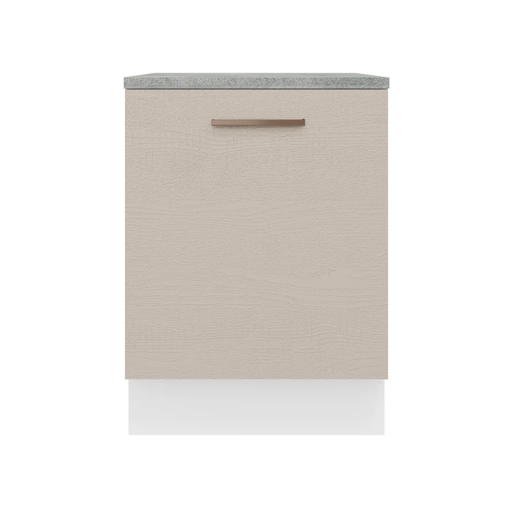 Balcão 60 cm 1 Porta Branco/Crema Agata Madesa - Image 6