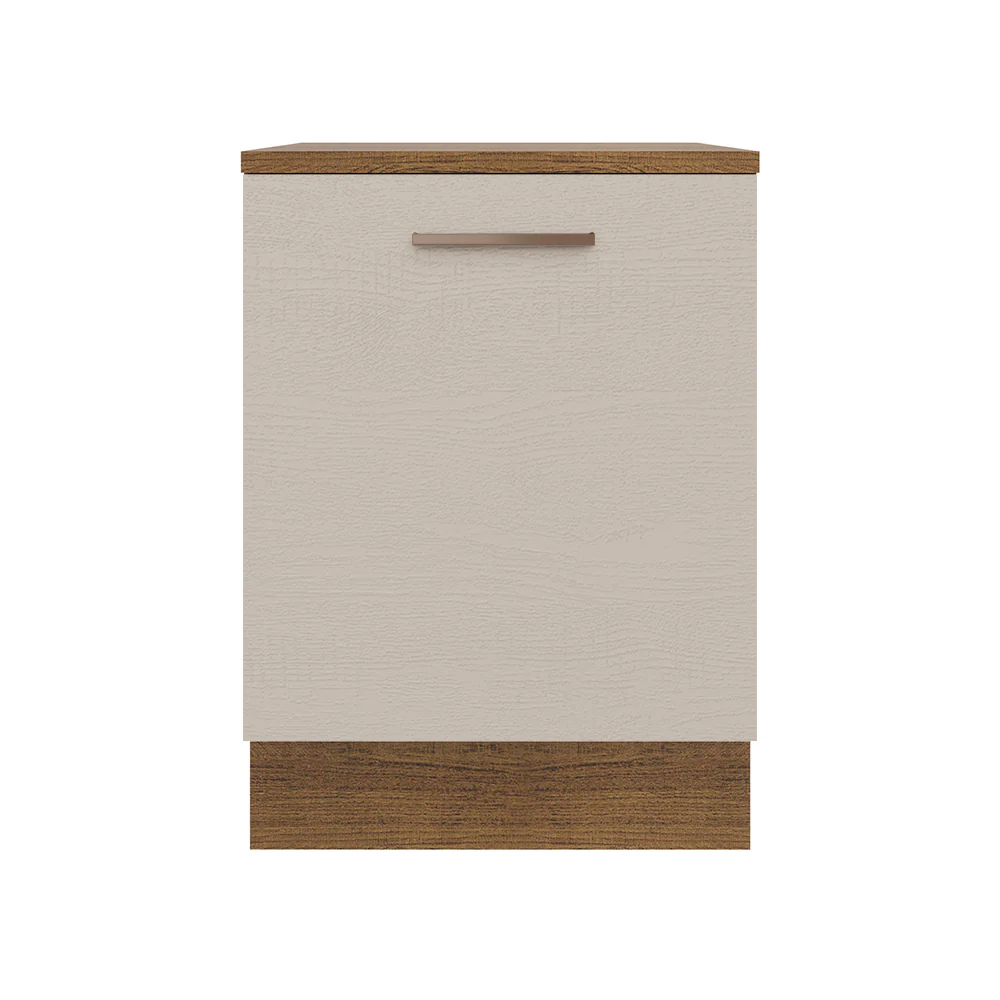 Balcão 60 cm 1 Porta Rustic/Crema Agata Madesa - Image 6
