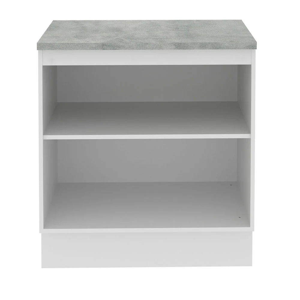 Balcão 70 x 60 cm 2 Portas (Com Tampo) Branco Stella Madesa - Image 7