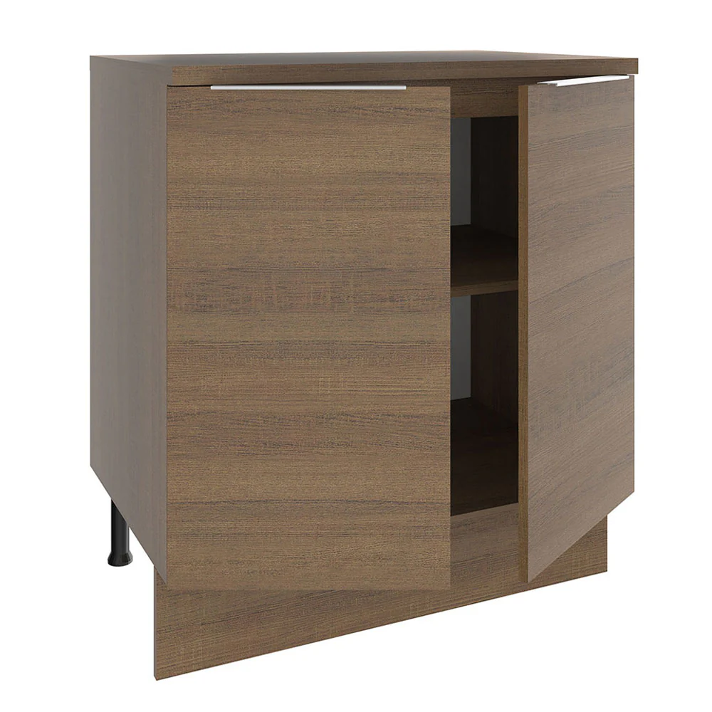 Balcão 70 x 60 cm 2 Portas (Com Tampo) Rustic Stella Madesa - Image 4