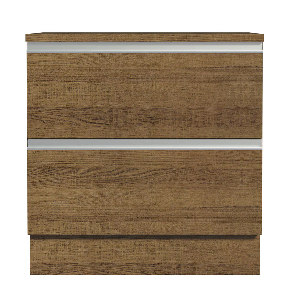 Balcão 80 cm 2 Gavetas Rustic Glamy Madesa - Image 5