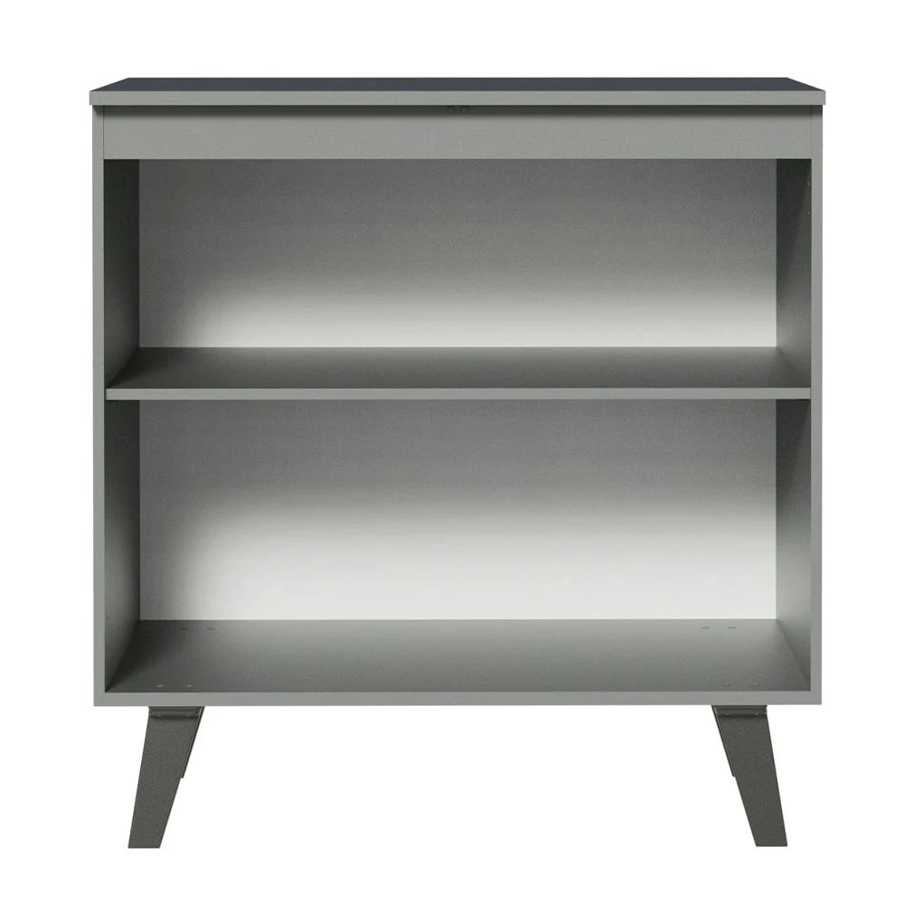 Balcão 80 cm 2 Portas Com Pés Cinza Nice Madesa - Image 6