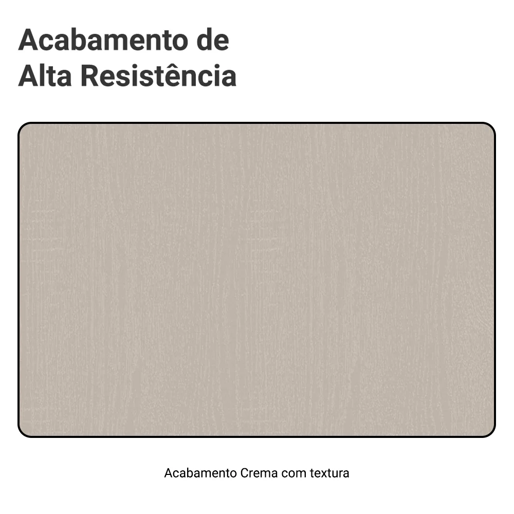 Balcão de Canto 1 Porta Com Pés Crema Nice Madesa - Image 10