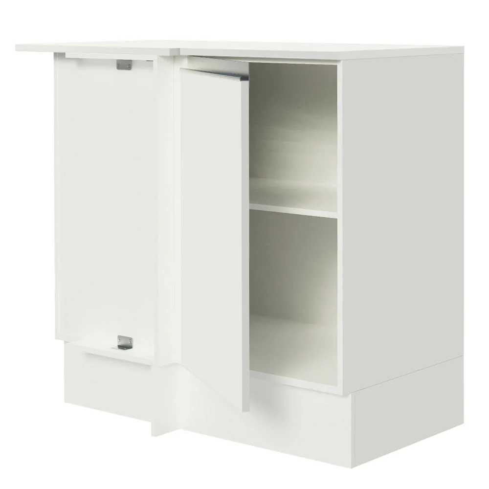 Balcão de Canto 100% MDF com Tampo Branco Smart Madesa - Image 4