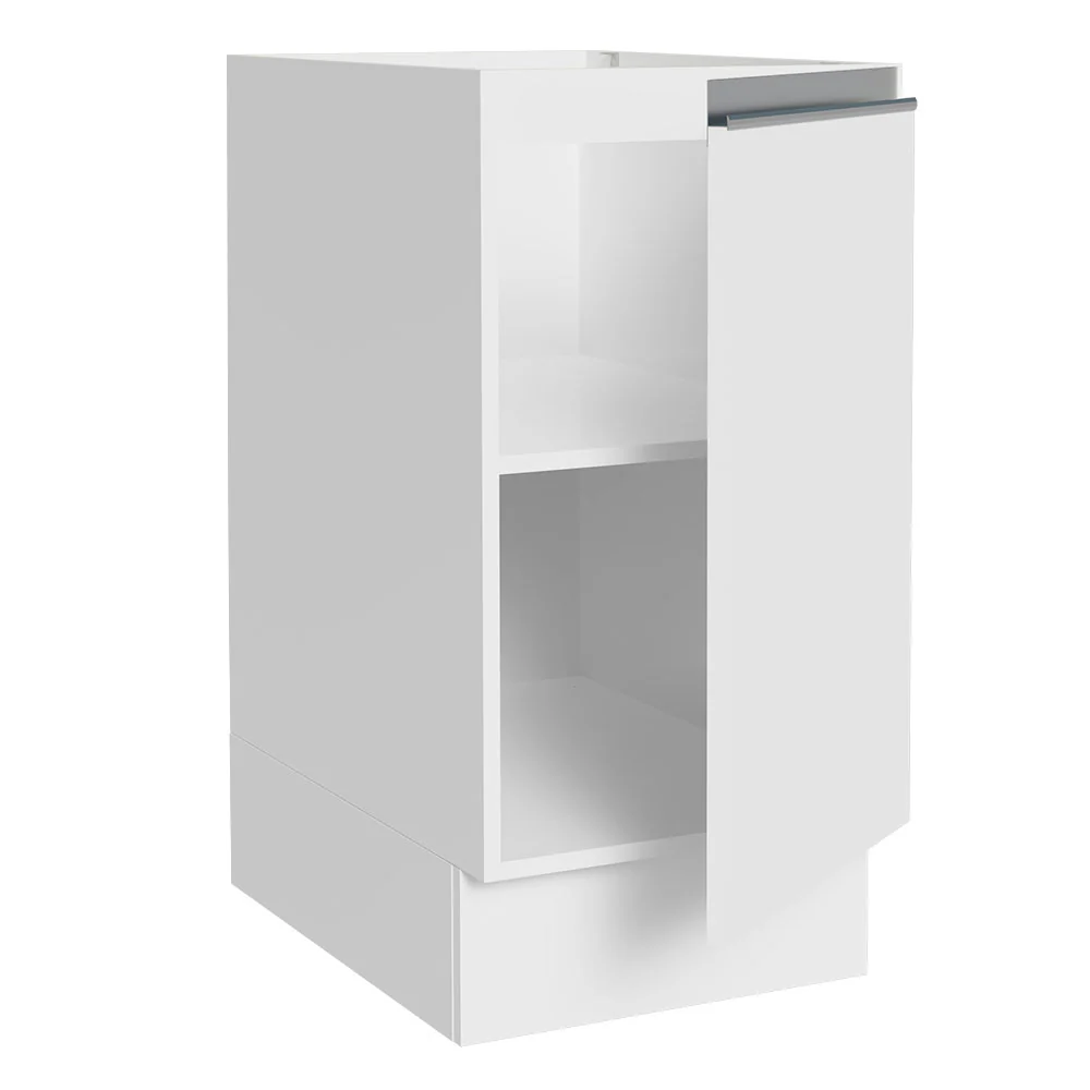 Balcão Cozinha 40 x 60 cm 1 Porta (Sem Tampo) Branco Glamy Madesa - Image 7