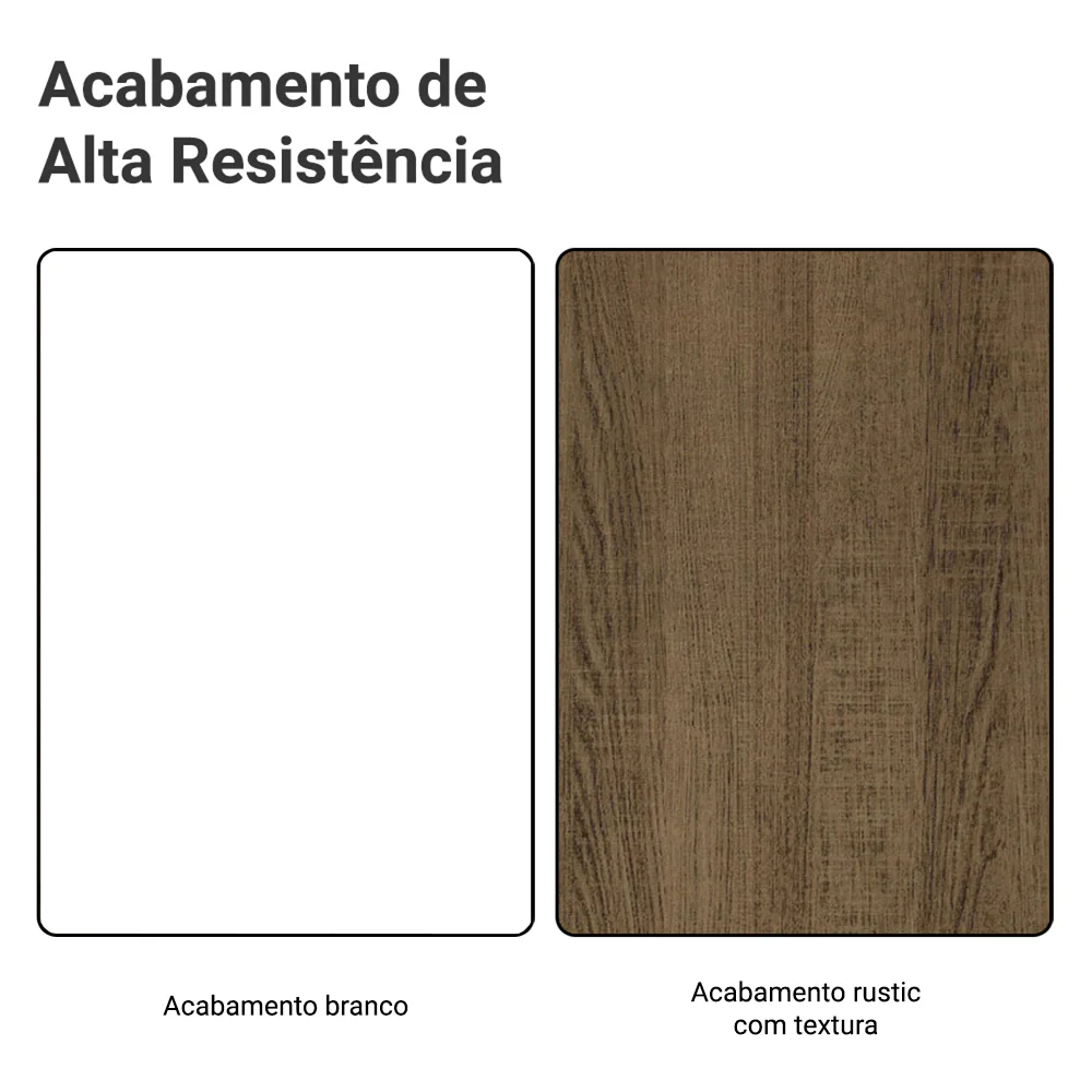 Balcão de Cozinha 50cm 1 Porta Branco/Rustic Stella Madesa - Image 10