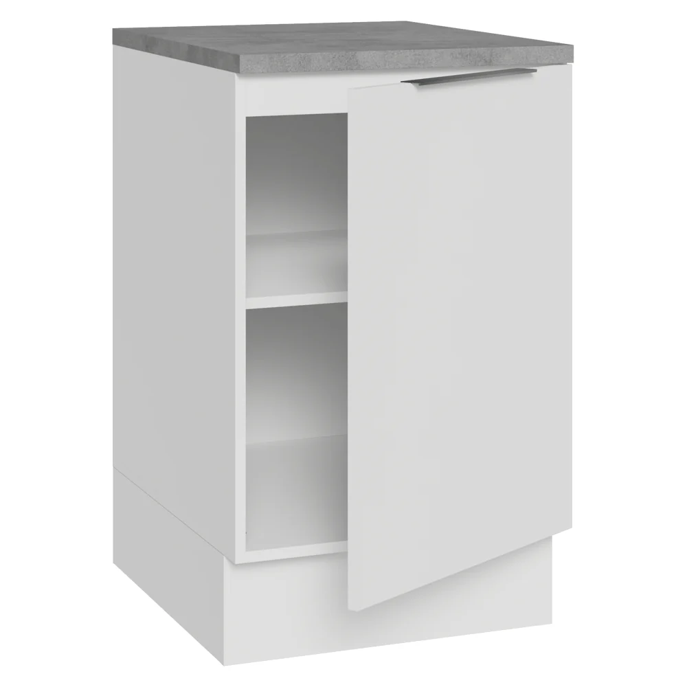 Balcão de Cozinha 50cm 1 Porta Branco Stella Madesa - Image 6