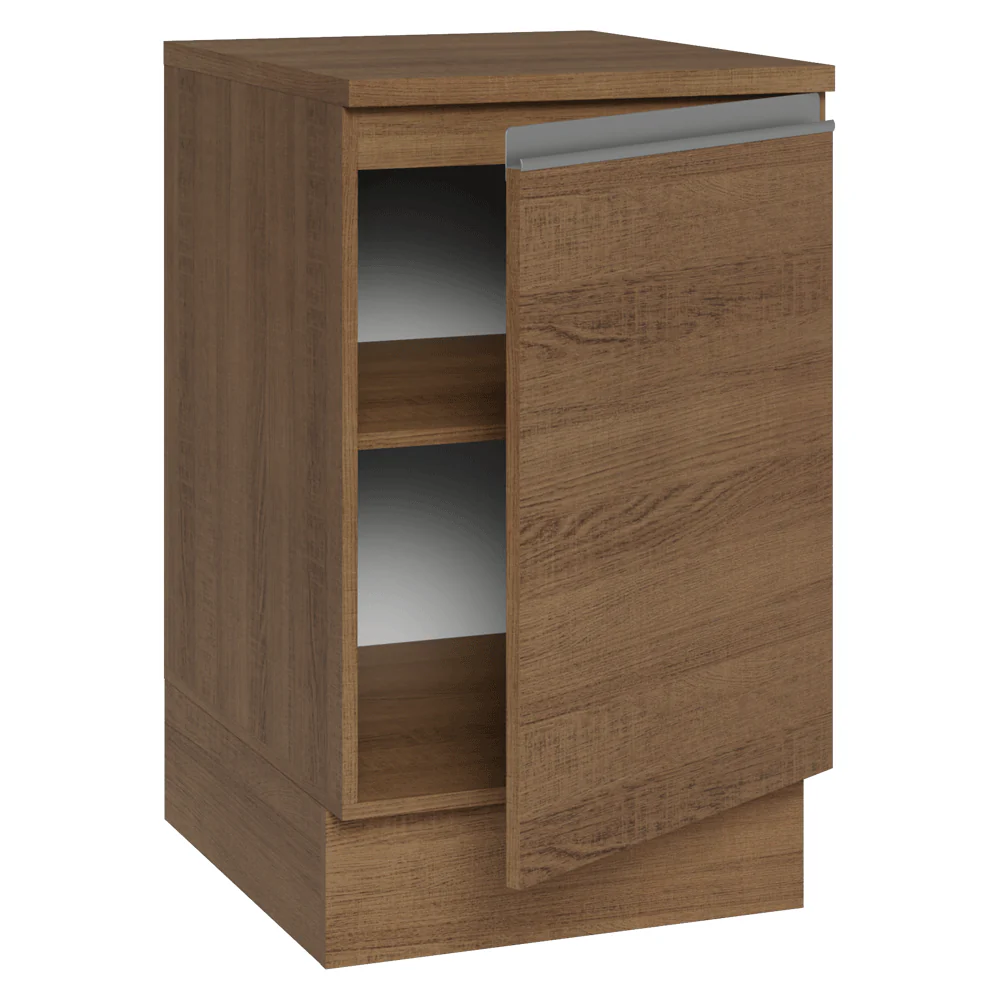 Balcão de Cozinha 50cm 1 Porta Rustic Glamy Madesa - Image 6