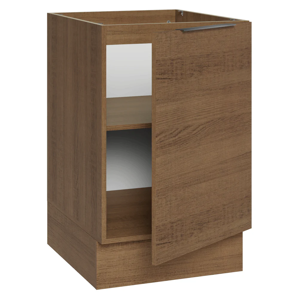 Balcão de Cozinha 50cm 1 Porta (Sem Tampo) Rustic Stella Madesa - Image 6