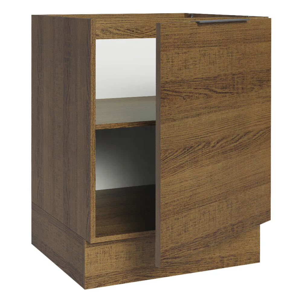 Balcão Cozinha 60 x 60 cm 1 Porta (Sem Tampo) Rustic Stella Madesa - Image 5