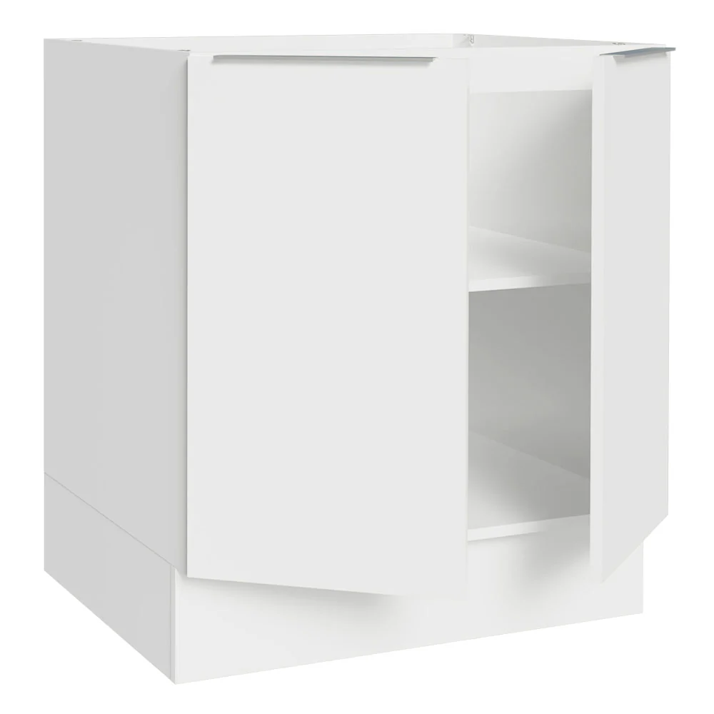 Balcão Cozinha 70 x 60 cm 2 Portas (Sem Tampo) Branco Stella Madesa - Image 5