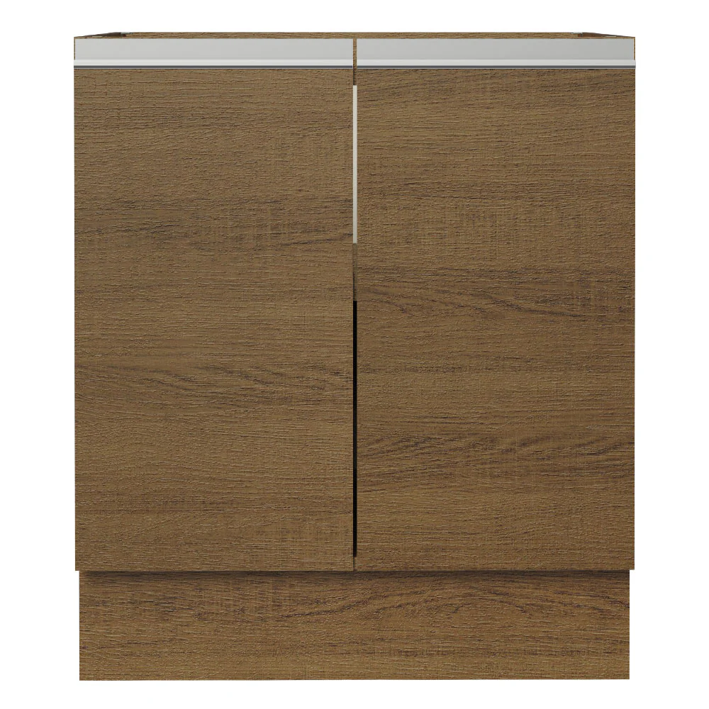Balcão Cozinha 70 x 60 cm 2 Portas (Sem Tampo) Rustic Glamy Madesa - Image 7