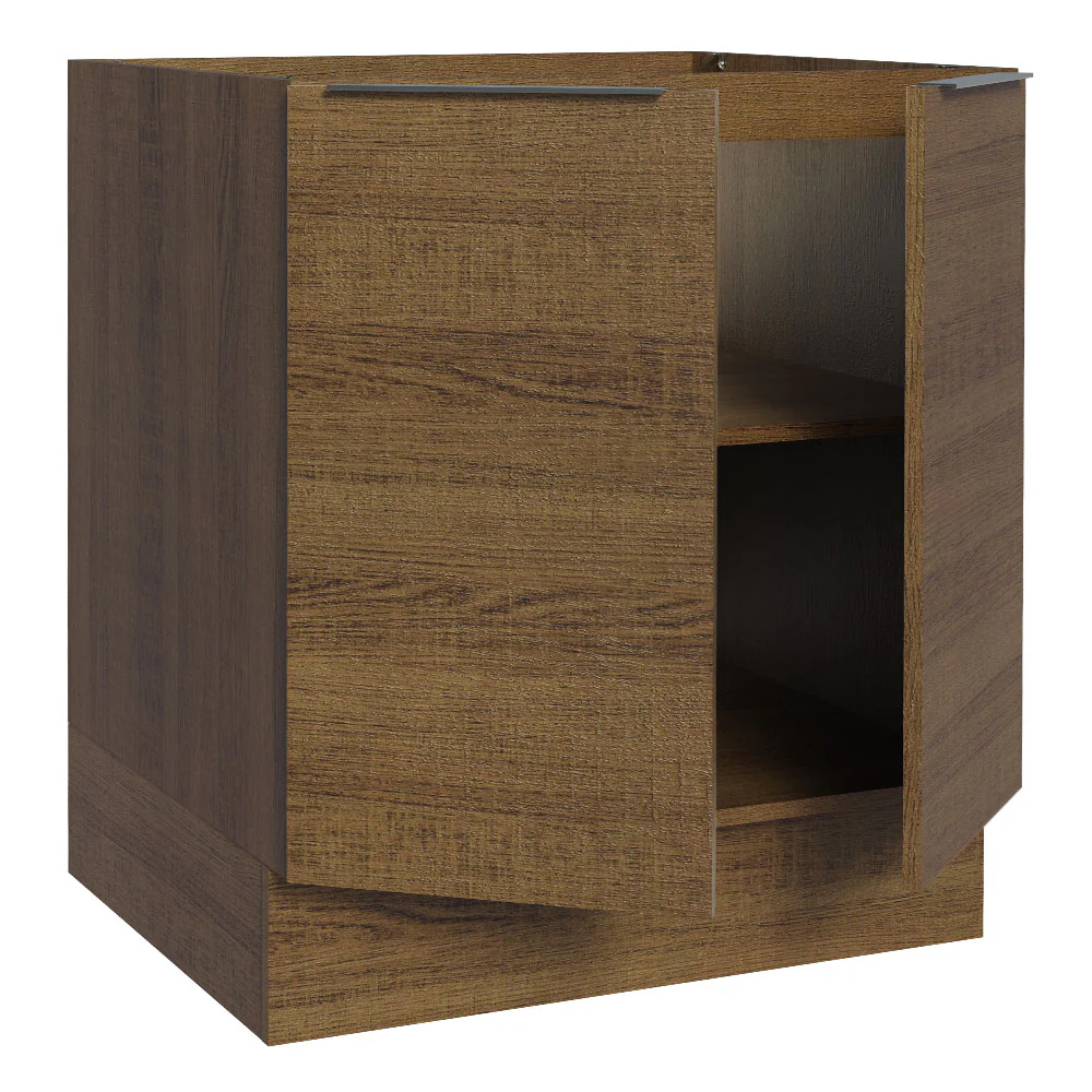 Balcão Cozinha 70 x 60 cm 2 Portas (Sem Tampo) Rustic Stella Madesa - Image 5