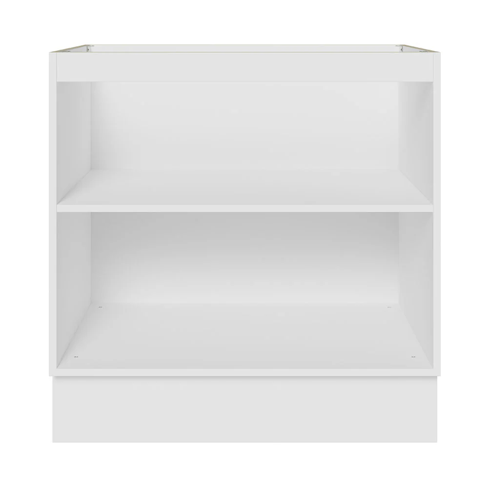 Balcão Cozinha 80 x 60 cm 2 Portas (Sem Tampo) Branco/Rustic Stella Madesa - Image 7