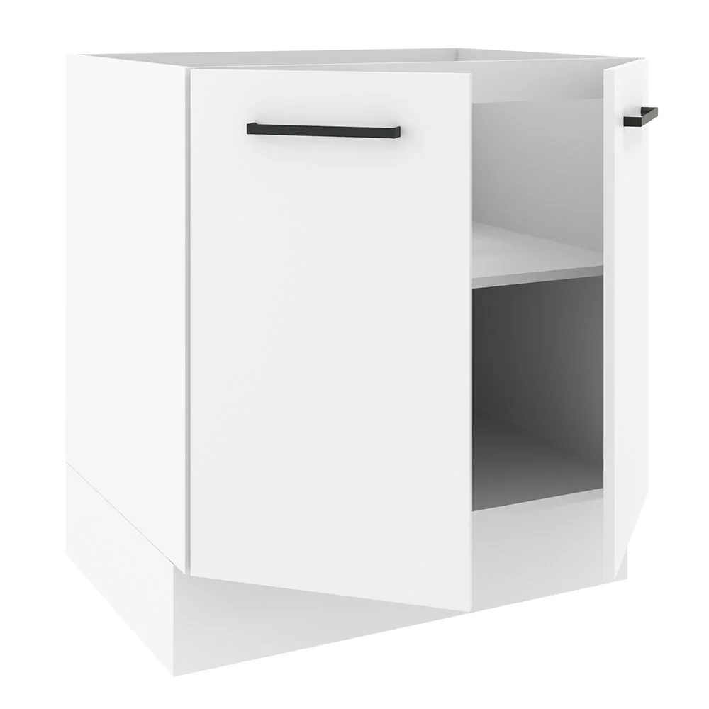 Balcão de Cozinha Madesa Agata 70 x 60 cm 2 Portas (Sem Tampo) Branco - Image 3