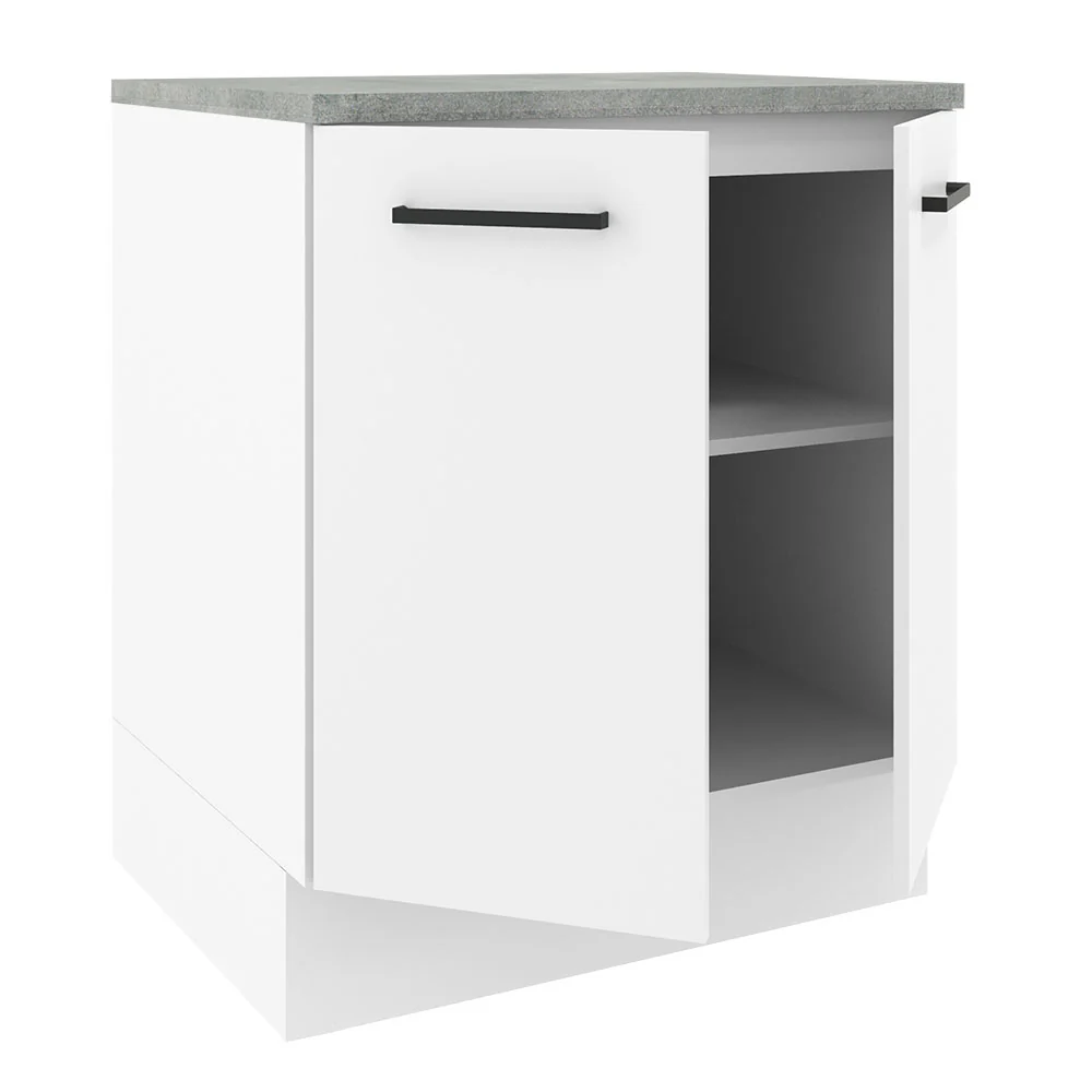 Balcão de Cozinha Madesa Agata 70 cm 2 Portas Branco - Image 3
