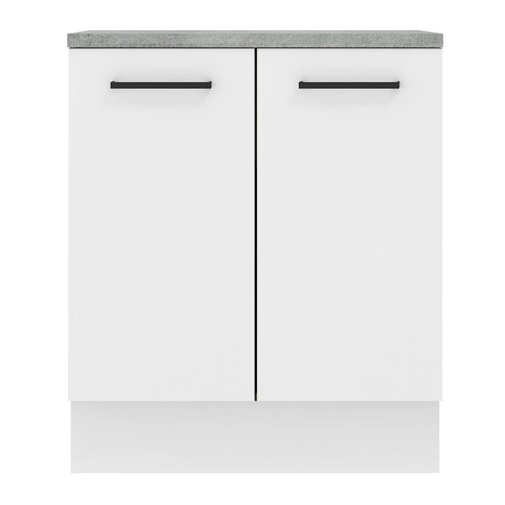 Balcão de Cozinha Madesa Agata 70 cm 2 Portas Branco - Image 7