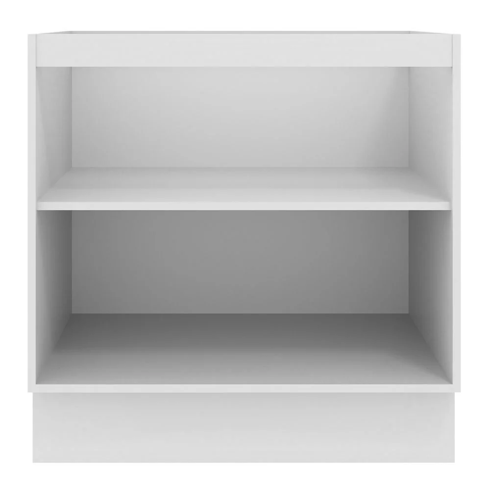 Balcão de Cozinha Madesa Agata 80 x 60 cm 2 Portas (Sem Tampo) Branco - Image 6
