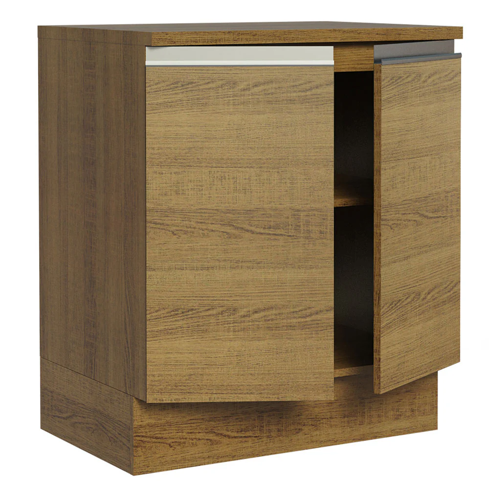 Balcão de Cozinha Madesa Glamy 70 cm 2 Portas Rustic - Image 3