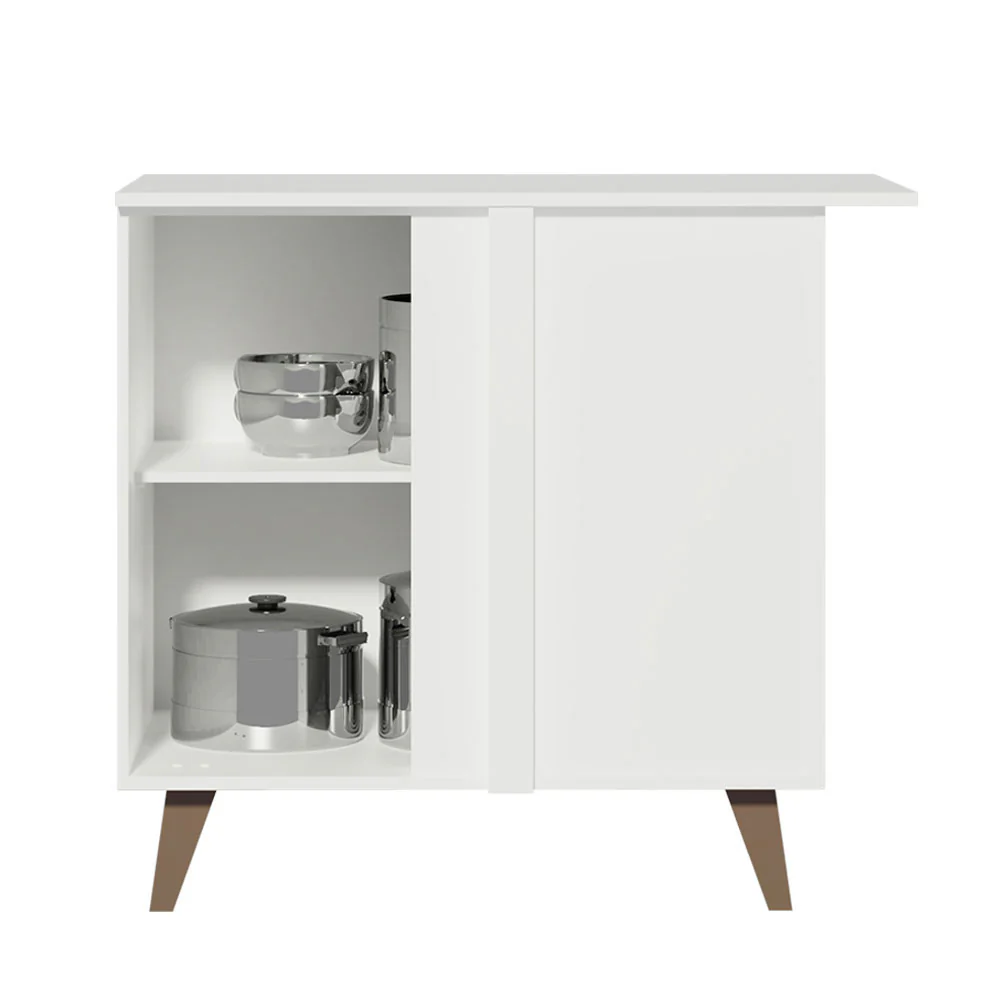 Balcão de Canto Madesa Reims 1 Porta Branco - Image 3