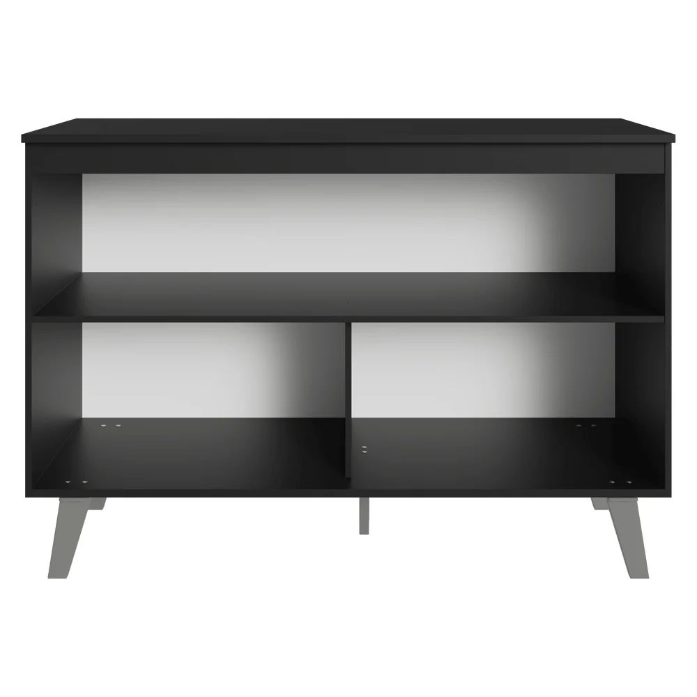 Balcão de Cozinha 120 cm 2 Portas Com Pés Preto Nice Madesa - Image 12