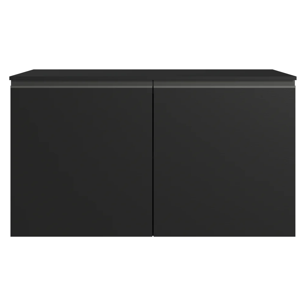Balcão de Cozinha 120 cm 2 Portas Suspenso Preto Nice Madesa - Image 11