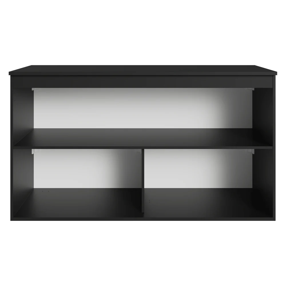 Balcão de Cozinha 120 cm 2 Portas Suspenso Preto Nice Madesa - Image 12