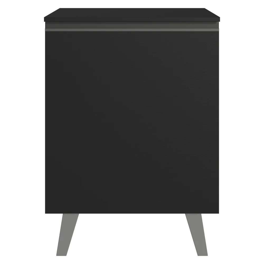Balcão de Cozinha 60 cm 1 Porta Com Pés Preto Nice Madesa - Image 12