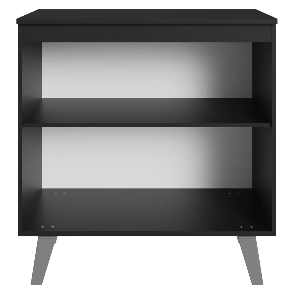 Balcão de Cozinha 80 cm 2 Portas Com Pés Preto Nice Madesa - Image 12