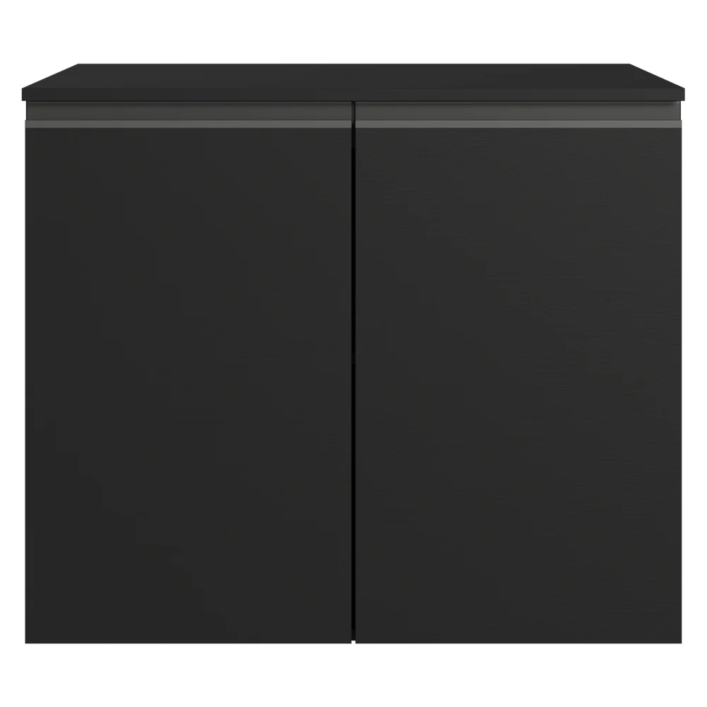 Balcão de Cozinha 80 cm 2 Portas Suspenso Preto Nice Madesa - Image 11