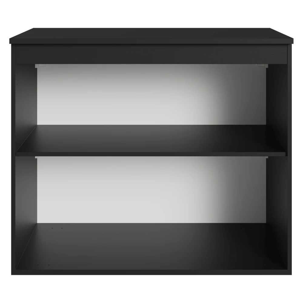 Balcão de Cozinha 80 cm 2 Portas Suspenso Preto Nice Madesa - Image 12